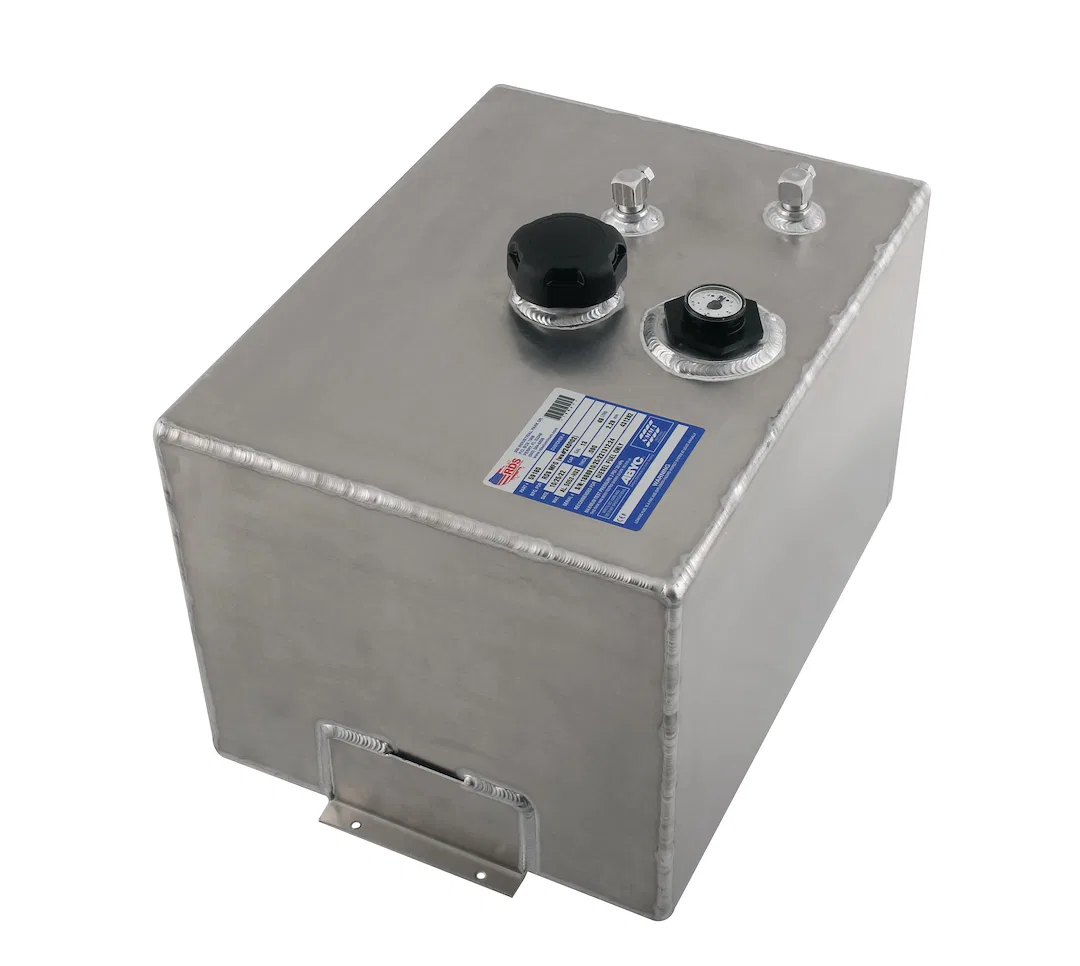 59180 – RDS MFG INC Fuel Tank, 13 Gallon Capacity Gasoline or Diesel Aluminum With Vented Fill Cap And Dual Withdrawa...